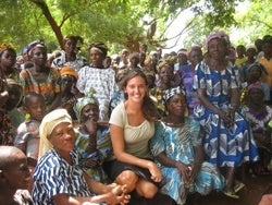 GLOBAL PERSPECTIVE With a Michael von Clemm Traveling Fellowship, MS degree candidate Sarah Petters spent last summer in Ghana doing reproductive health research through USAID and the Ghana Health Service.