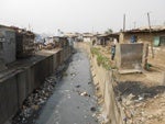 A gutter in Accra
