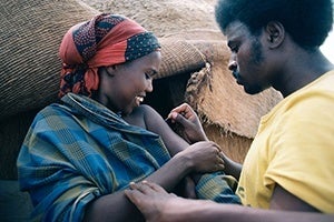 A woman in Ethiopia is vaccinated against smallpox in the 1970s as the global eradication campaign nears an end.