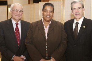 Stephen B. Kay, Michelle Williams, and Dean Julio Frenk