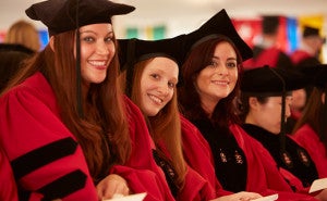 students at Commencement