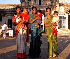 india mental health maternal woman baby sari
