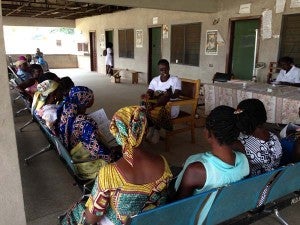 ghana group antenatal care women empowerment improved outcomes health center women's group maternal health midwife