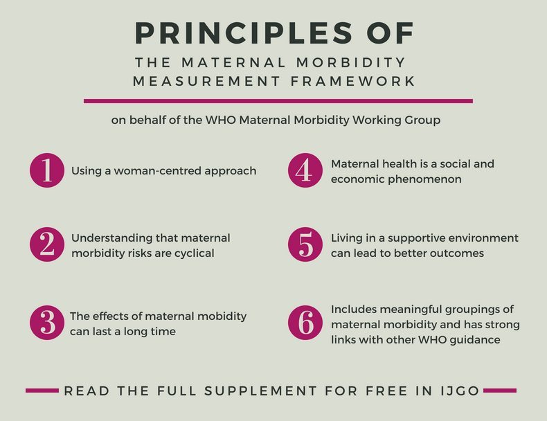 A new conceptual framework for maternal morbidity Veronique Filippi Doris Chou Maria Barreix Lale Say the WHO Maternal Morbidity Working Group (MMWG)