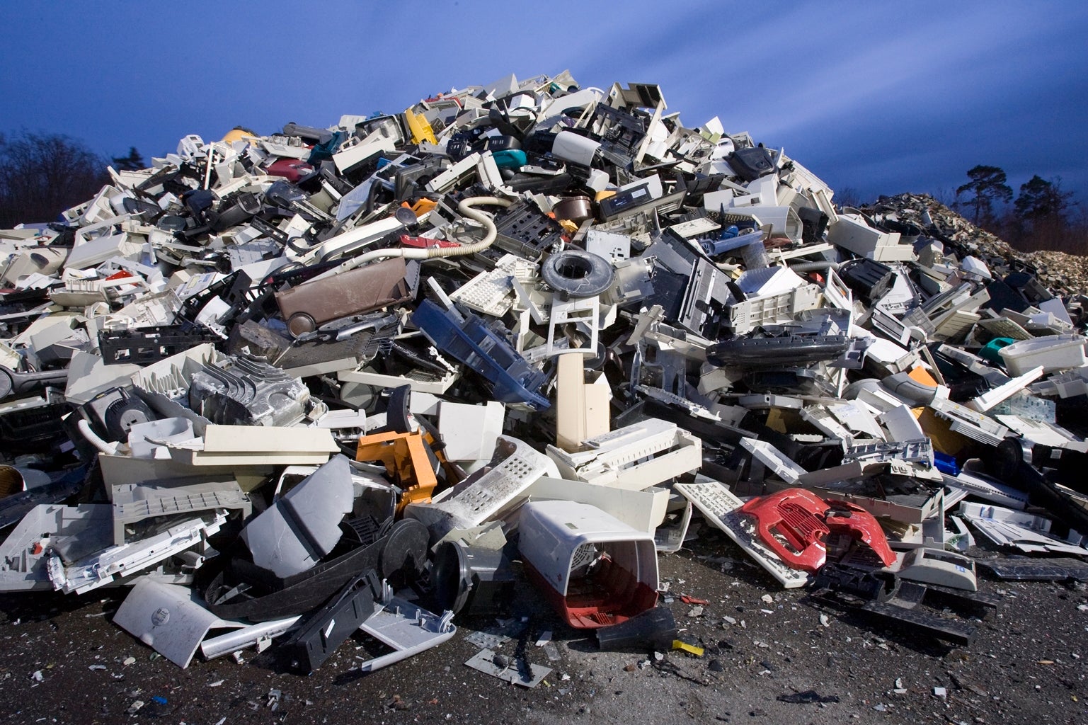 Mounting e-waste (image from mikebiddle.com)