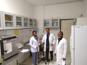 BARNARDS lab staff in Ethiopia