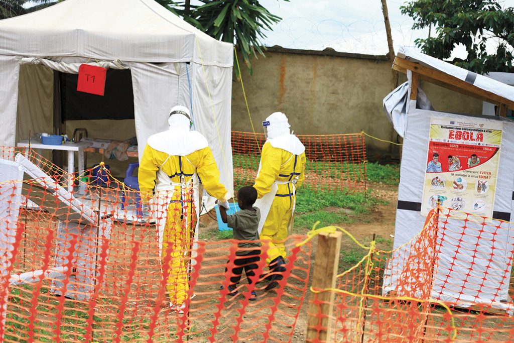 Ebola treatment center in Beni, Eastern Congo