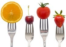 fruits on the forks (fruits_and_forks_small.jpg)